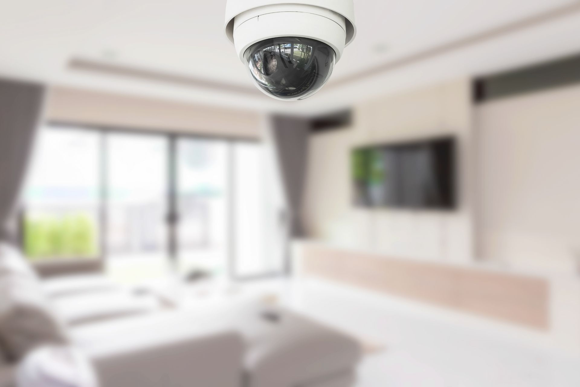 How can the type of business or industry affect the placement of CCTV security cameras in commercial properties?