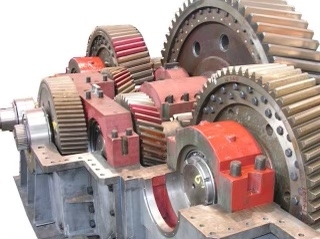 How can acoustic emission testing help in diagnosing gearbox faults?