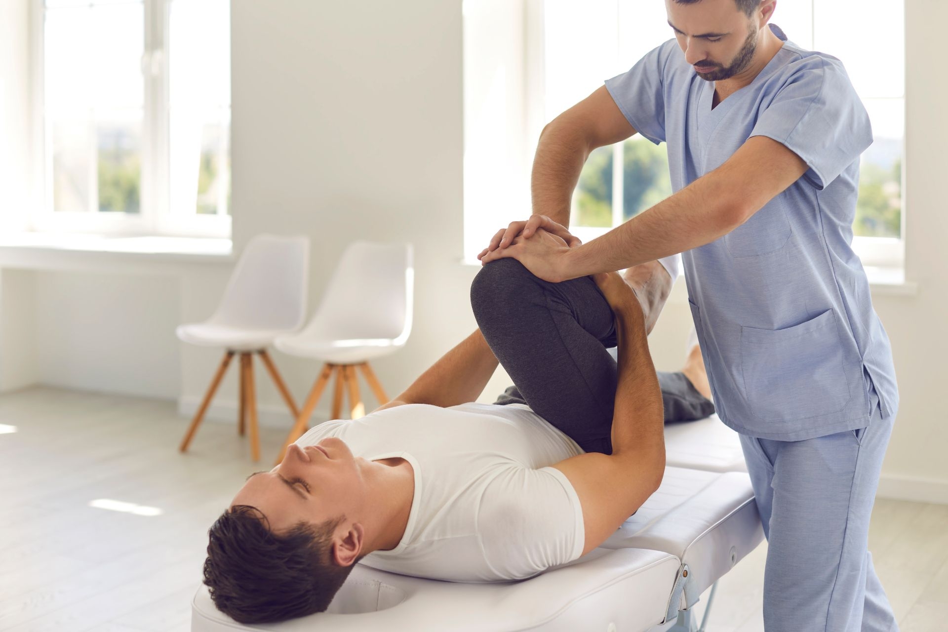 How long does it typically take to see results from orthopedic manual therapy sessions?